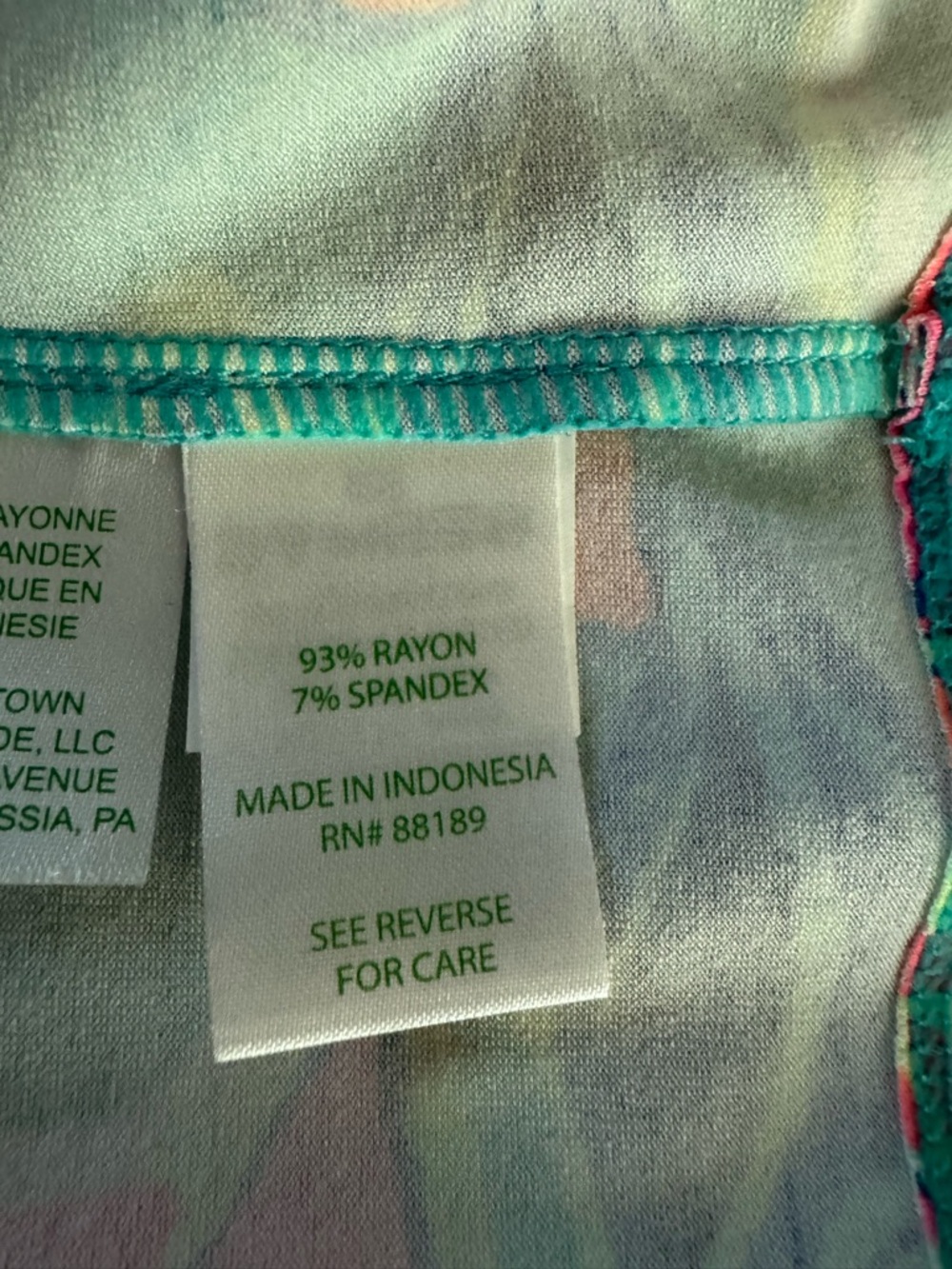 Lilly Pulitzer Sophia Dress Seaside Aqua Small Beach Coastal Resort Tropical - Picture 5 of 7